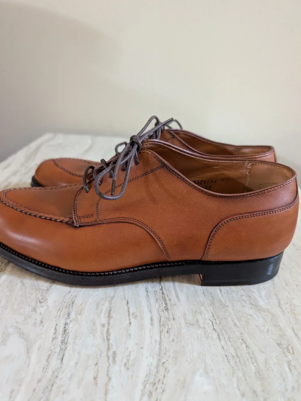 Alden 962 Norwegian Front Blucher  Burnished Tan Calf USA Men’s Shoes 11 D/EE
